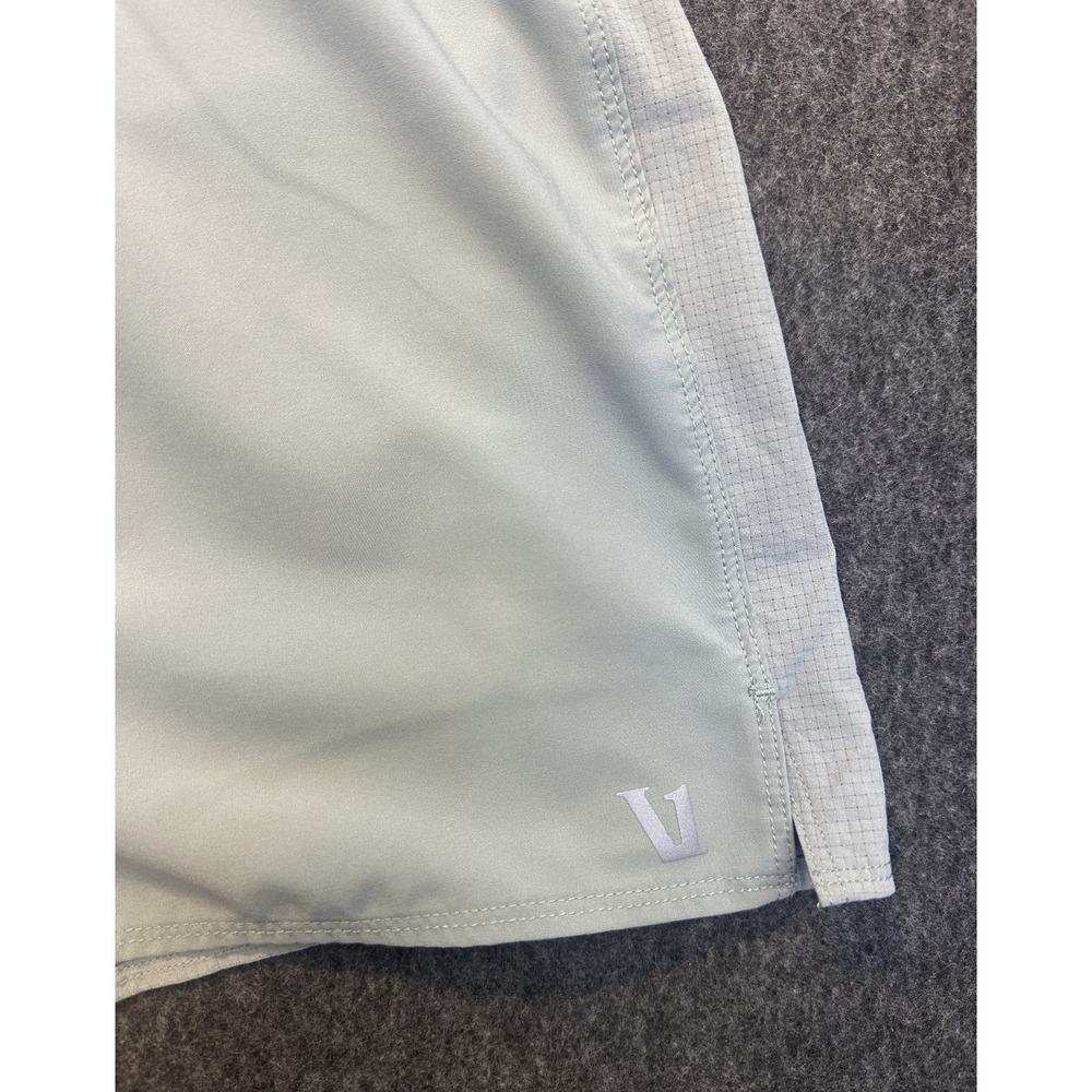 Vuori Men's Course Run Short Size XL Green/Blue Lined Athletic Gym Activewear - Picture 5 of 16